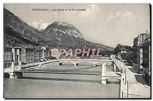 Carte Postale Ancienne Grenoble Les Quais Et Le St Eynard
