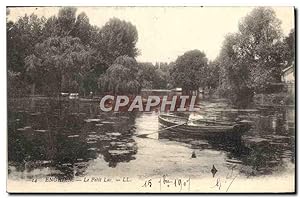 Carte Postale Ancienne Enghien Le Petit Lac