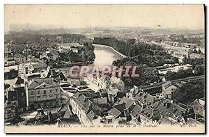 Carte Postale Ancienne Meaux vue Sur la Marne Prise de la Cathédrale