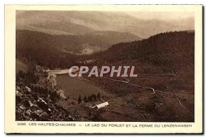 Carte Postale Ancienne Les Hautes Chaumes Le Lac Du Forlet Et La Ferme Du Lenzenwasen