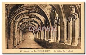 Carte Postale Ancienne Abbaye De La Chaise Dieu Le Cloître