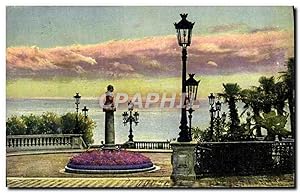 Carte Postale Ancienne Monte Carlo Les terrasses du casino Effet de soleil