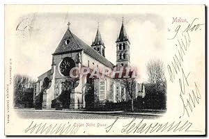 Carte Postale Ancienne Melun Eglise Notre Dame