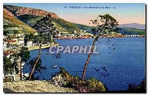 Carte Postale Ancienne Theoule vue générale Et La Baie