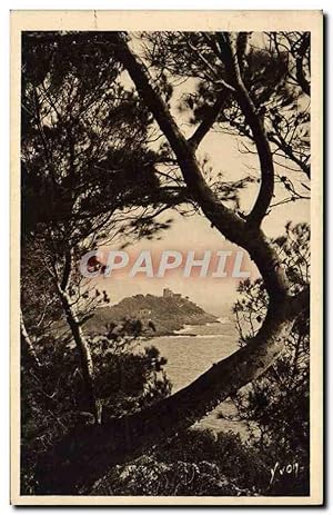 Bild des Verkufers fr Carte Postale Ancienne Le Cap Ferrat Vu a Travers les Pins d'Alep zum Verkauf von CPAPHIL