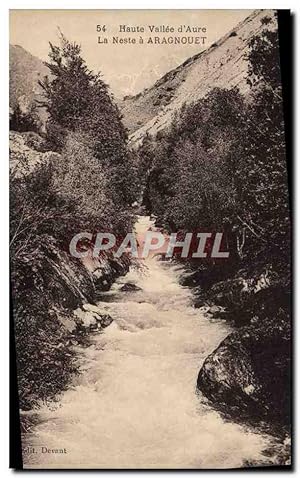 Carte Postale Ancienne Haute Vallée D'Aure La Neste A Arganouet