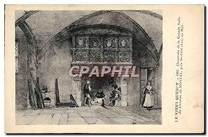 Carte Postale Ancienne Le Vieux Quercy Cheminee de la Grande Salle du château de Montal pres St C...