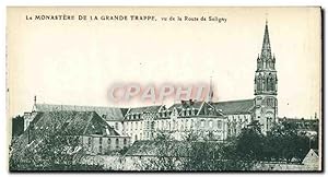 Carte Postale Ancienne Monastere De La Grande Trappe vue de la route de Soligny