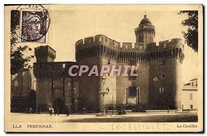 Carte Postale Ancienne Perpignan Le Castillet