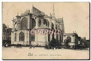 Carte Postale Ancienne Montargis Abside de l'Eglise