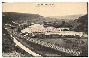 Carte Postale Ancienne Maron Vallée de la Moselle et barrage
