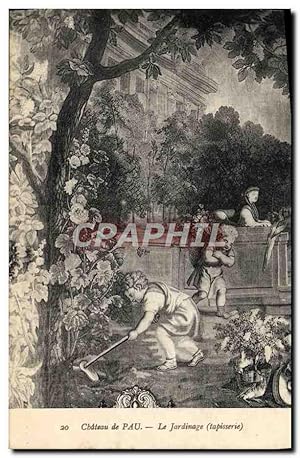 Image du vendeur pour Carte Postale Ancienne Chteau De Pau Le Jardinage Tapisserie mis en vente par CPAPHIL