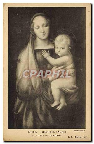 Image du vendeur pour Carte Postale Ancienne Raphael Sanzio La Vierge du Grand Duc Florence mis en vente par CPAPHIL