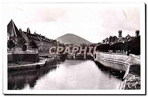 Carte Postale Moderne Besancon vue générale Des Quais