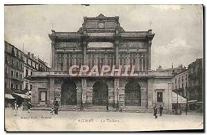 Carte Postale Ancienne Beziers Le Théâtre