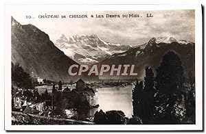 Carte Postale Ancienne Château De Chillon Les Dents Du Midi