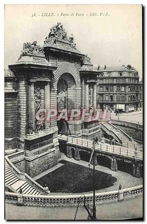 Carte Postale Ancienne Lille Porte De Paris