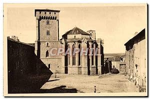 Carte Postale Ancienne La Chaise Dieu L'abside de l'Abbaye et la tour Clementine