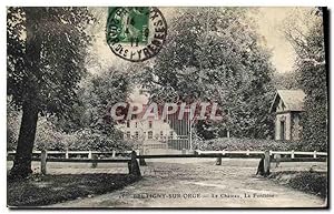 Carte Postale Ancienne Bretigny Sur Orge Le Château La Fontaine