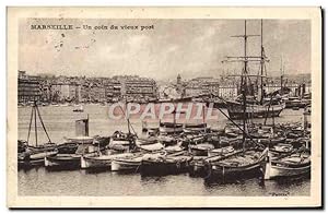 Carte Postale Ancienne Marseille Un Coin Du Vieux Port Bateaux