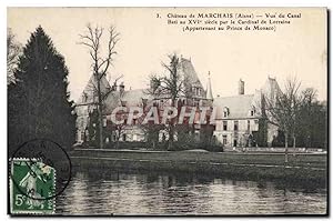 Carte Postale Ancienne Marchais vue Du Canal Cardinal de Lorraine Monaco