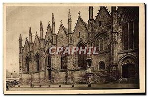 Bild des Verkufers fr Carte Postale Ancienne Bretagne Vitre Eglise Notre Dame Face Laterale Sud zum Verkauf von CPAPHIL