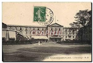 Carte Postale Ancienne Le Touquet Paris Plage L'Hermitage
