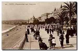 Carte Postale Ancienne Nice Promenade Des Anglais