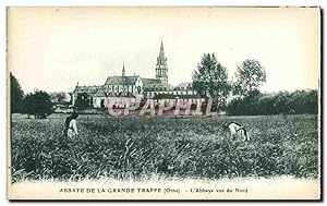 Carte Postale Ancienne Abbaye De La Grande Trappe L'abbaye vue du Nord