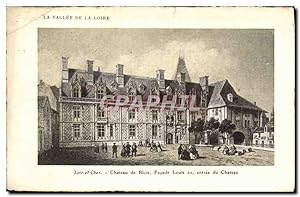 Carte Postale Ancienne Château de Blois Façade Louis XII Entrée du château