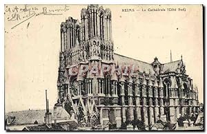 Carte Postale Ancienne Reims La Cathédrale