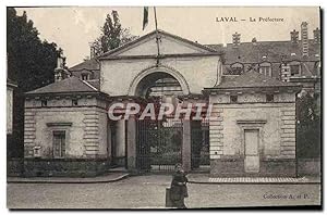 Carte Postale Ancienne Laval La préfecture