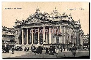 Carte Postale Ancienne Bruxelles La Bourse