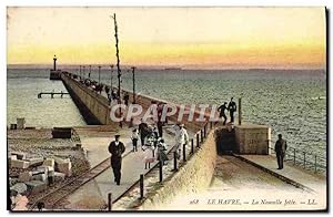 Carte Postale Ancienne Le Havre La Nouvelle Jetée