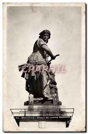 Carte Postale Moderne Beauvais Statue De Jeanne Hachette