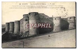 Carte Postale Ancienne Angers vue D'Ensemble Du Château