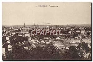 Carte Postale Ancienne Mulhouse vue générale