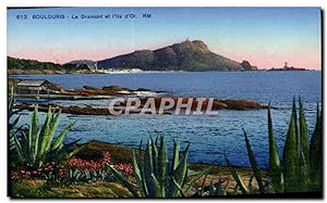 Carte Postale Ancienne Boulouris Le Dramont Et I'île D'Or
