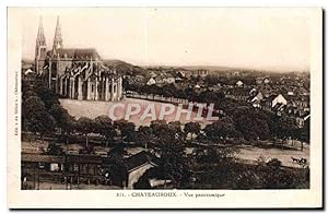 Carte Postale Ancienne Châteauroux vue Panoramique
