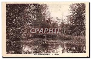 Carte Postale Ancienne Villecresnes L'Etang