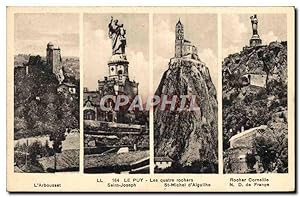 Carte Postale Ancienne Le Puy Les Quatre Rochers