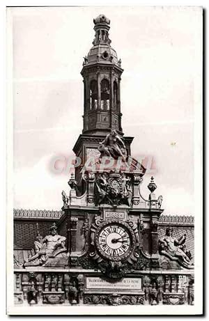 Carte Postale Moderne Valenciennes L'Hôtel De Ville Le Fronton