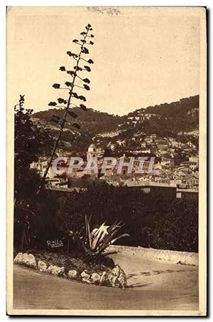 Carte Postale Ancienne Villefranche Sur Mer Apercu de la Vieille Ville