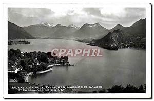 Bild des Verkufers fr Carte Postale Moderne Lac d'Annecy Talloires Massif Des Bauges et presqu'le de Duingt zum Verkauf von CPAPHIL