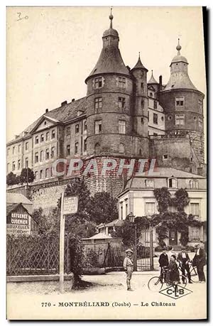 Carte Postale Ancienne Montbeliard Le Château