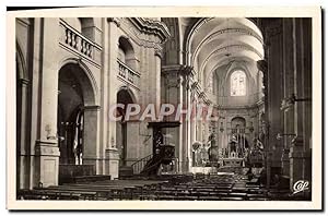 Carte Postale Ancienne Dax Intérieur De La Cathédrale