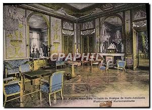 Carte Postale Ancienne Palais de Fontainebleau Salon de Musique de Marie Antoinette