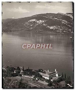 Carte Postale Moderne Abbaye d'Hautecombe et le lac du Bourget