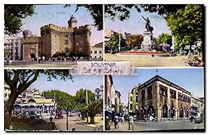 Carte Postale Moderne Perpignan Le Castillet La place Arago Le nouveau palmarium La loge