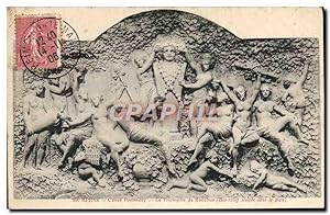 Carte Postale Ancienne Reims Caves Pommery Le triomphe De Bacchus